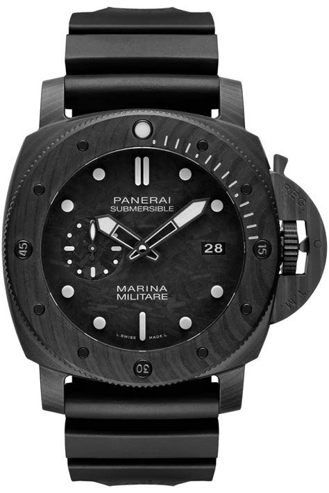 submersible panerai 47mm|Panerai submersible carbotech marina militare.